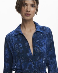 Desigual - Paisley shirt dress