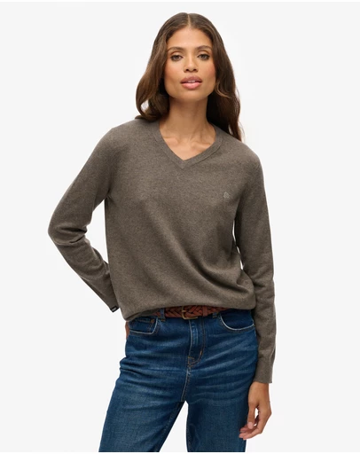 Superdry - Classic V Neck Slim Fit Jumper