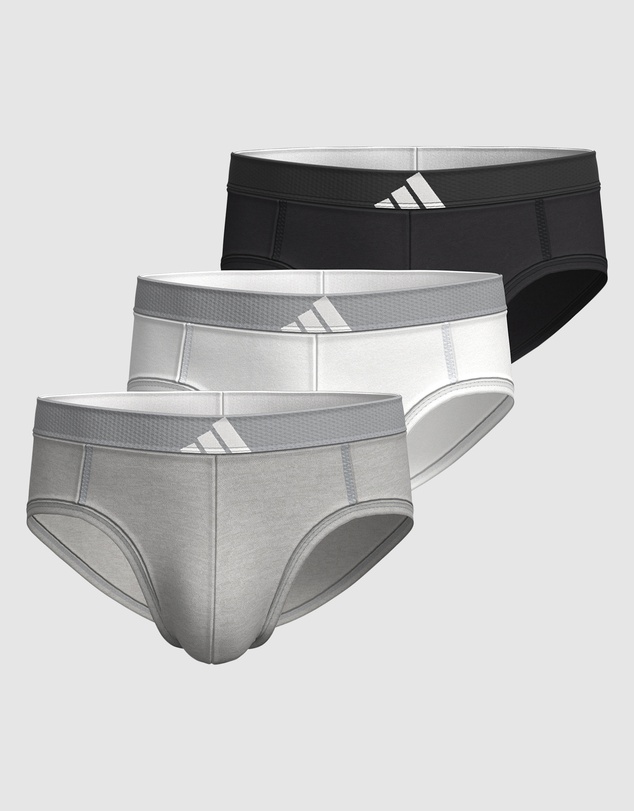 adidas Sportswear - 3 Pack Active Flex Cotton Body Brief Underwear