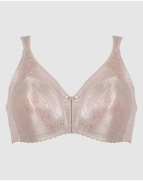 Naturana - Wide Strap Wireless Minimiser Bra