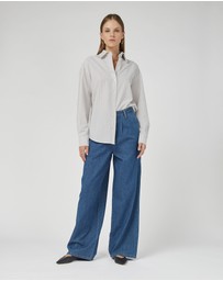 DRICOPER DENIM - Camila Paris Blue Wide Leg Pants