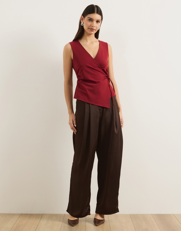 Atmos&Here - Ellie Wrap Waist Vest Top