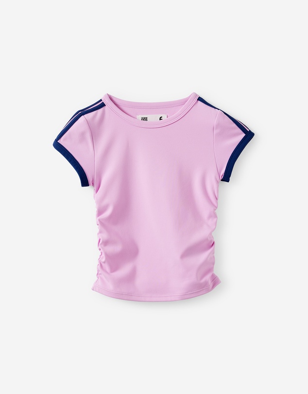 Cotton On Kids - Soft Stretch Active Gathered Short Sleeve Baby Tee