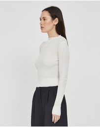 FRIEND of AUDREY - Finn Ribbed Knit Top