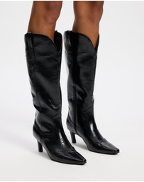 Dazie - Marie Western Pointed-Toe Boots