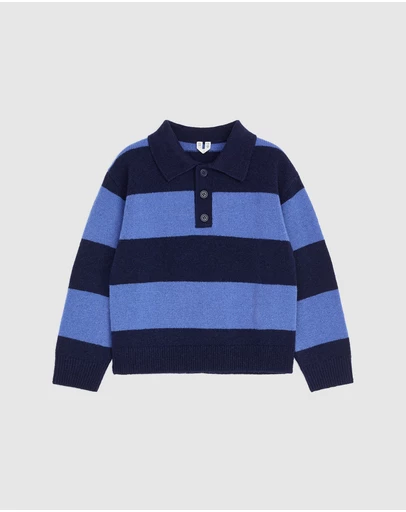 ARKET - Knitted Wool Polo Shirt - Kids-Teens
