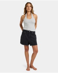 Roxy - Womens Base Rib Halter Tank Top