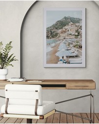 Amichi Co - The Cliffside Village Fine Art Print