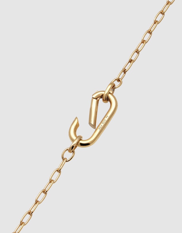 Elli Jewelry - Oval Link Necklace in Gold-Plated 925 Silver