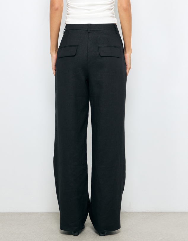 AERE - Straight Leg Linen Pants