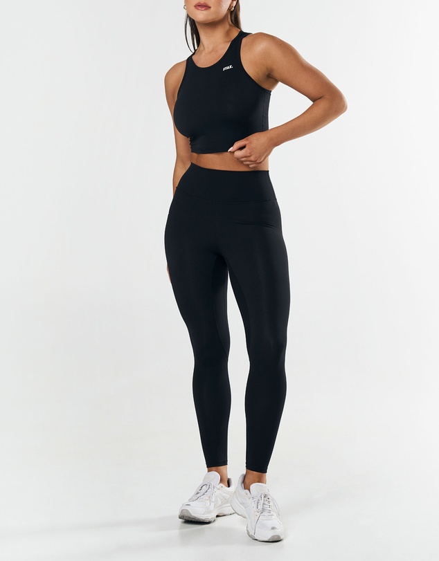 STAX. - Cropped Tank  NANDEX™ - Black 