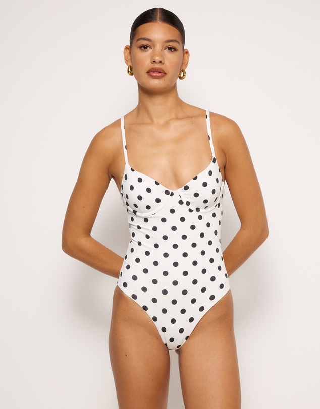 AERE - Balconette Underwire Swimsuit