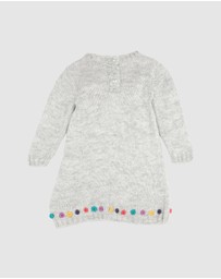 Fox & Finch - Winter Vacay Hand Emb. Knitted Dress - Babies