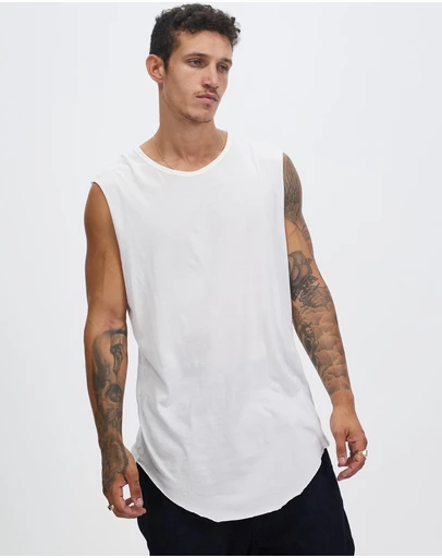 Surrounded By Ghosts - The Anorthite Cotton Muscle T-Shirt