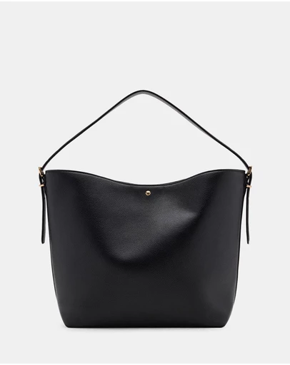 M.N.G - Faux-Leather Bucket Handbag