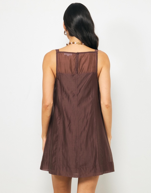 AERE - Aven Panelled Mini Dress