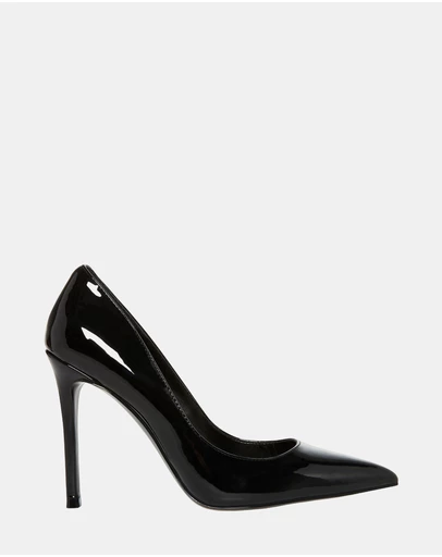 Steve Madden - Evelyn Black Patent Heels