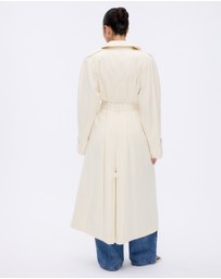 Minima Esenciales - Isra Cotton Twill Trench Coat