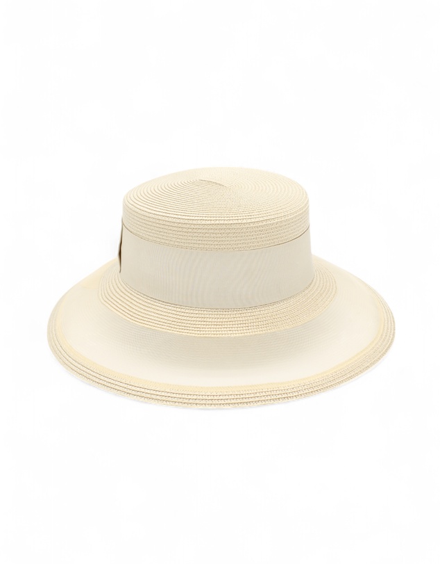 Morgan & Taylor - Marie Racewear Boater in Beige