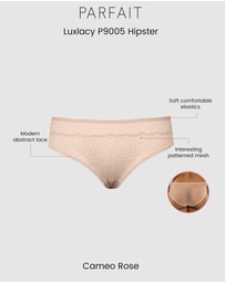 Parfait - Luxlacy Sheer Mesh & Lace Hipster Brief