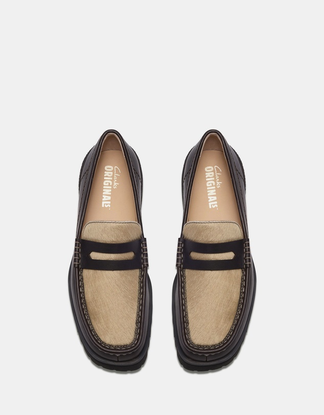 Clarks - Yukoner Penny (M) Brown Combi