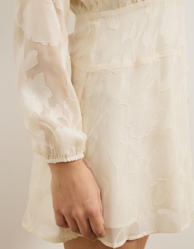 Atmos&Here - Livia Jacquard Mini Shirt Dress