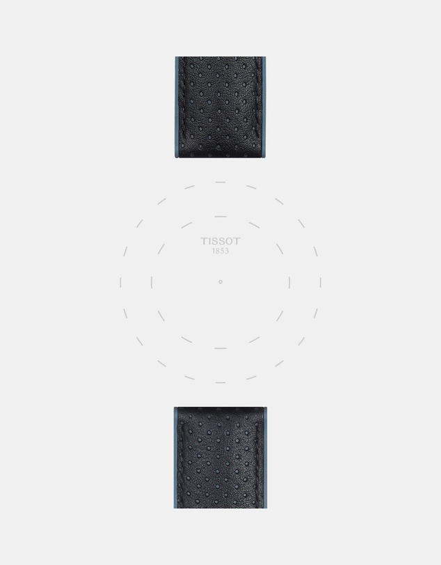 Tissot - Official Leather & Rubber Strap Lugs 22mm