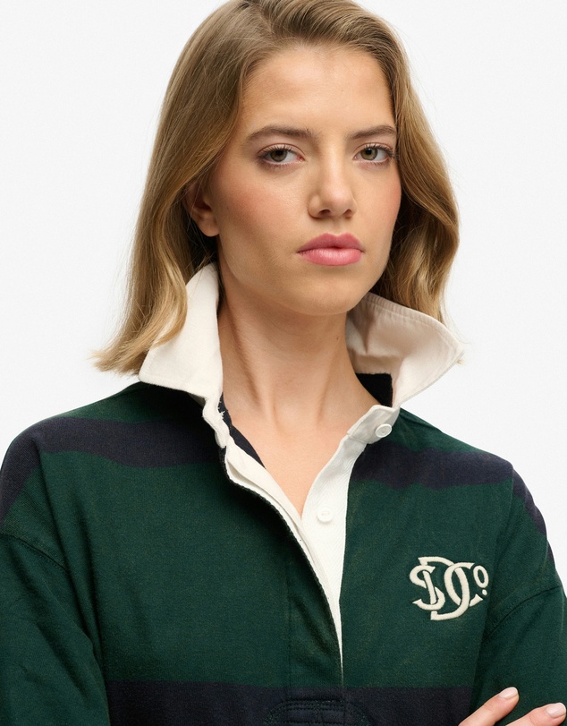 Superdry - Heritage Stripe Rugby Top