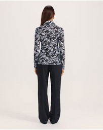 SABA - Truffle Wool Long Sleeve Top