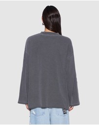 Ksubi - Sott Altar Boyfriend LS Tee Charcoal