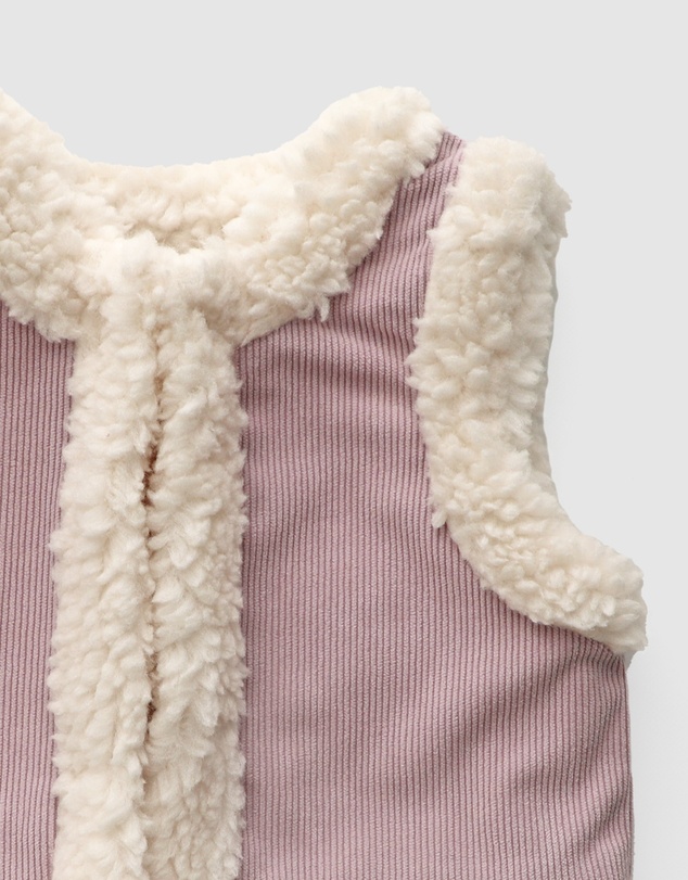 WITH LOVE FOR KIDS - Snowy Cord Vest - Babies - Kids