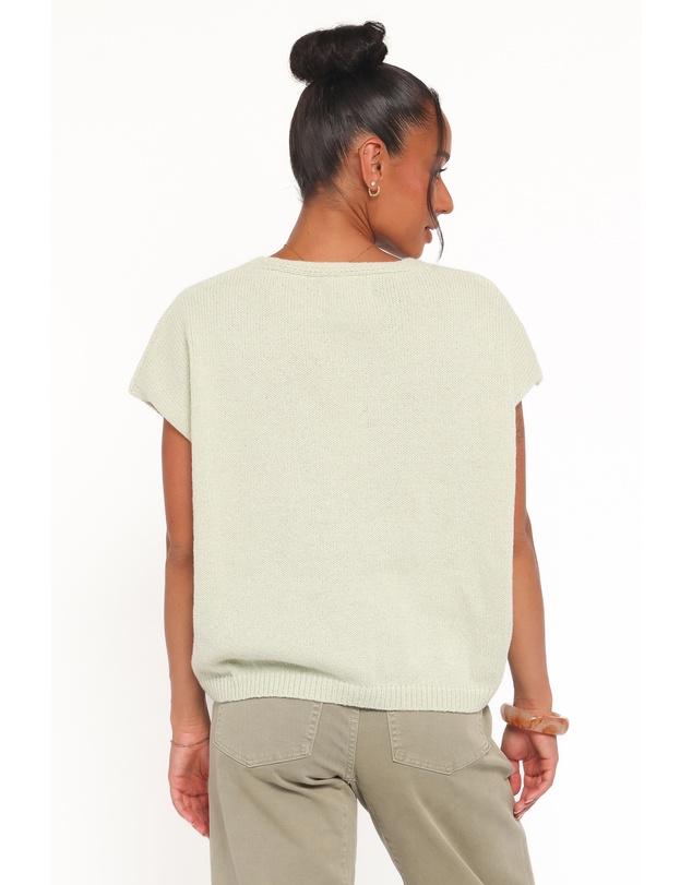 Petal & Pup - Mariana Knit Vest - Sage