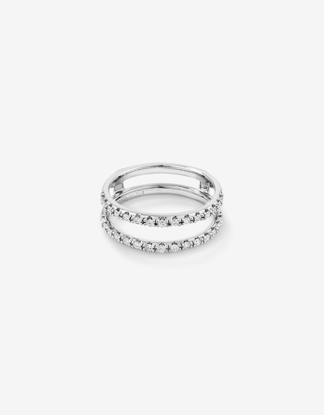 Michael Hill - Enhancer Ring with 0.25 Carat TW of Diamonds in 14kt White Gold