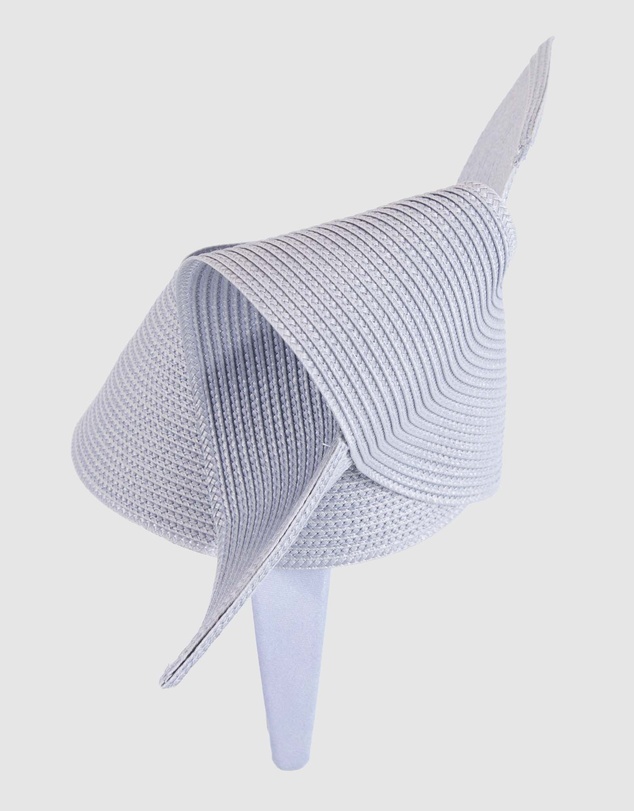 Max Alexander - Modern Blue Twisted Racing Fascinator