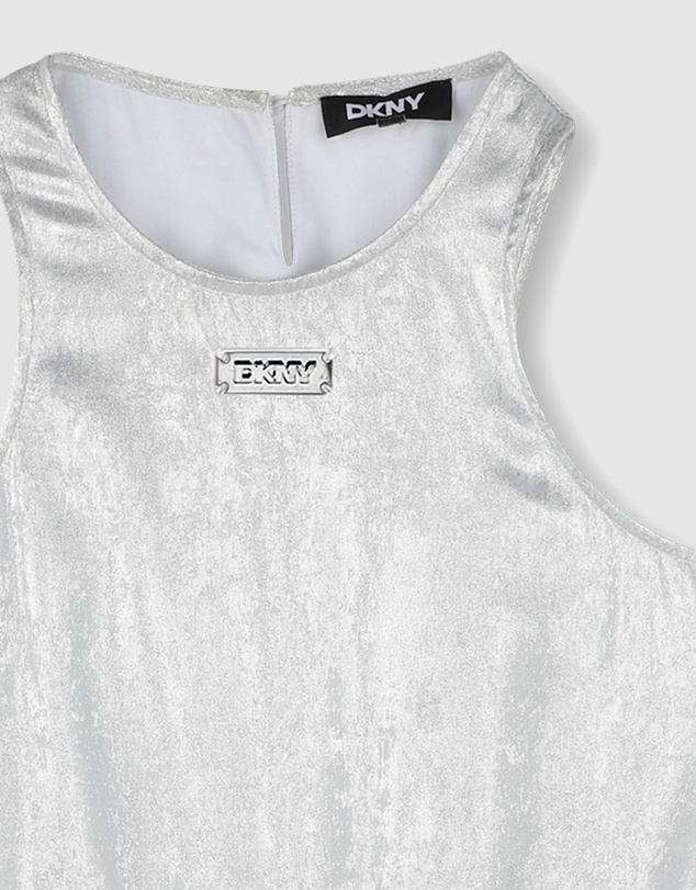 DKNY - Logo Badge Mini Dress - Kids-Teens