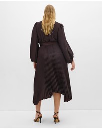 City Chic - Amara Pleat Midi Dress