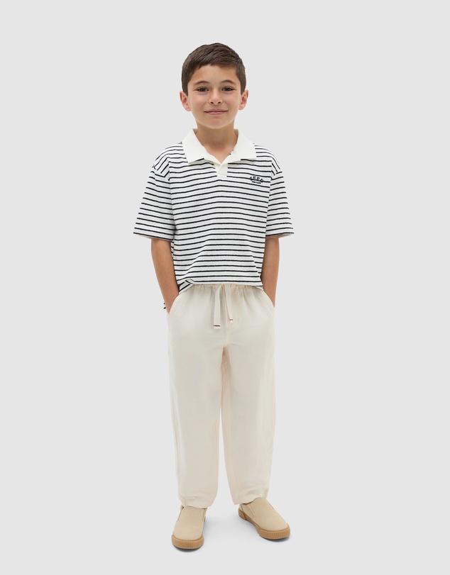 Seed Heritage - Core Stripe Texture Polo