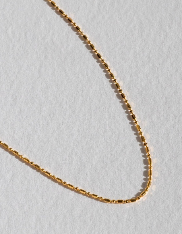 SAINT VALENTINE - Dash Dot Chain Necklace - Gold