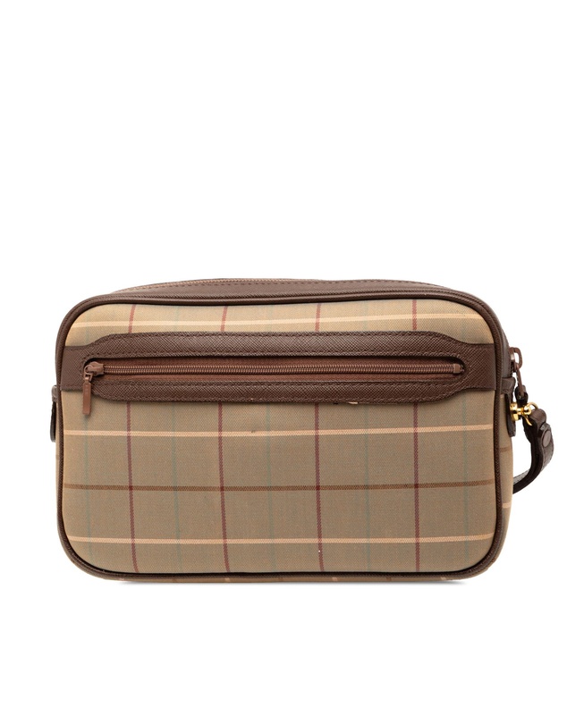 Pre-Loved by Azura Reborn - Pre-Loved Vintage Check Canvas Clutch