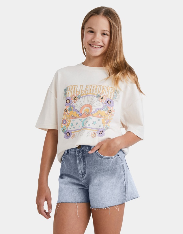 Billabong - Girls 6 to 4 Miley Denim Shorts