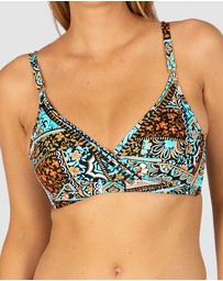 Baku Swimwear - Tulum D-E Cup Ladder Lace Wrap Bikini Bra Top