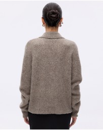 Minima Esenciales - Joryn Alpaca Wool Zip Cardigan