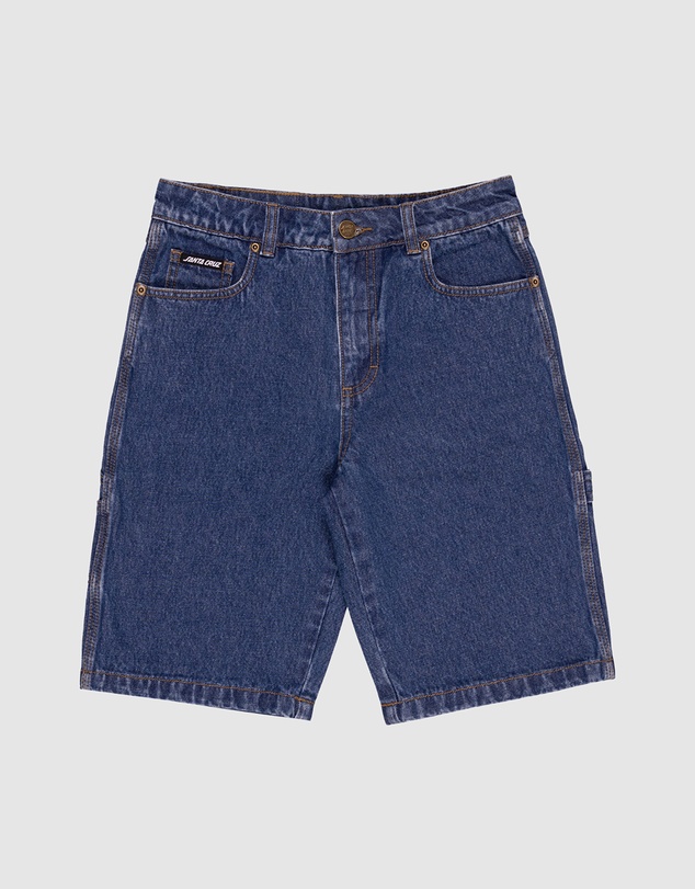 Santa Cruz - Classic Dot Carpenter Jean Shorts - Kids-Teens