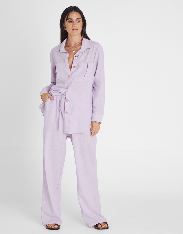 Heaven Australia - Amethyst Boyfriend Shirt