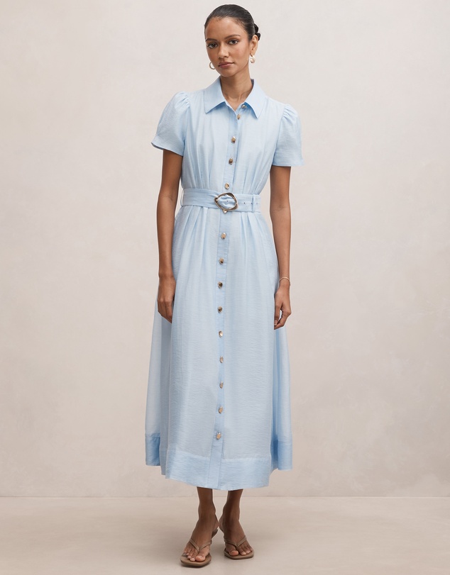 Forever New Petite - Avery Petite Short Sleeves Midi Dress