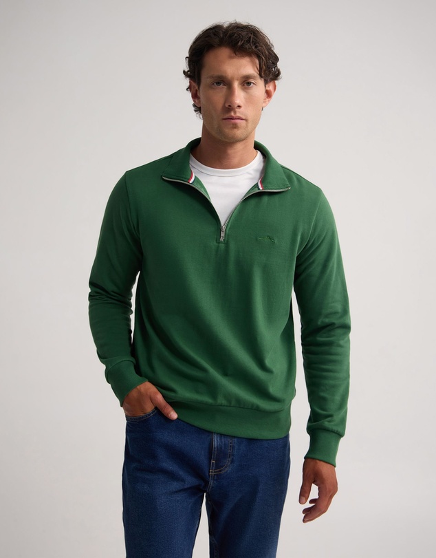 Oxford - Wyatt Zip Neck Sweatshirt