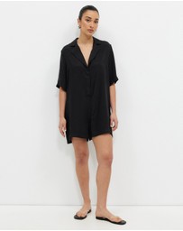 Calli - Cupro Slouch Playsuit