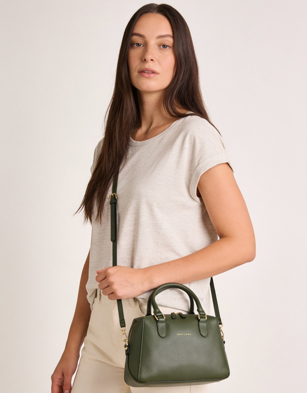 Pierre Cardin - Pierre Cardin Genuine Leather Tote Crossbody Bag