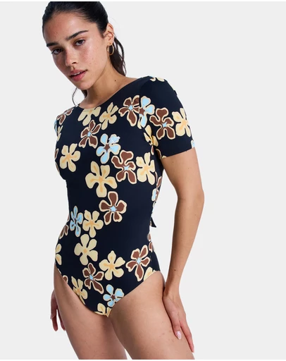 Roxy - Womens Sun Babe Short sleeve One Piece Rash Vest