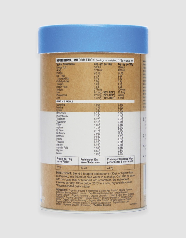 Amazonia - Raw Protein Slim & Tone Vanilla Cinnamon